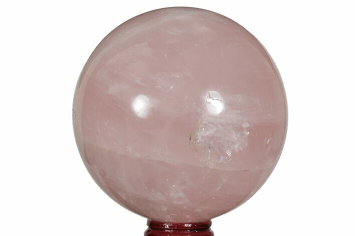 Polished Rose Quartz Sphere - Madagascar #210185